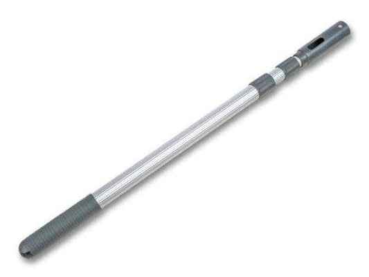 db-deals24 Aluminium Teleskopstange Pool, silber 1,50 m für Ø 3cm