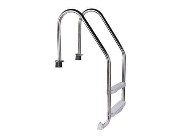 db-deals24 Azuro Edelstahl Poolleiter 2-Stufen, Einbauleiter