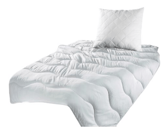 db-deals24 Betten-Set, Decke 135x200 cm, Kissen 80x80 cm