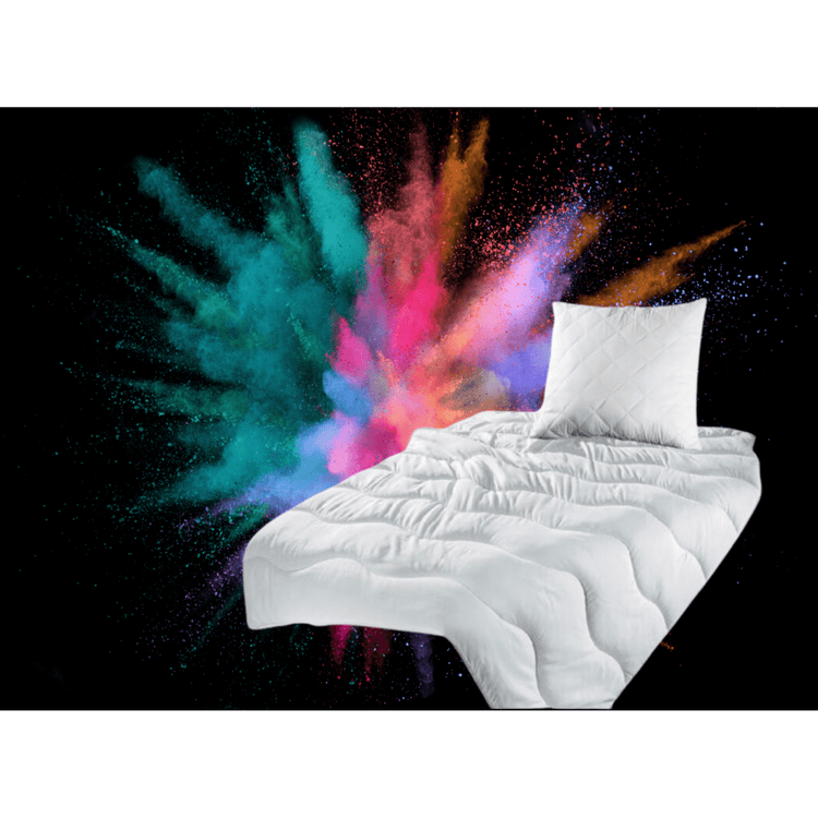 db-deals24 Betten-Set, Decke 135x200 cm, Kissen 80x80 cm