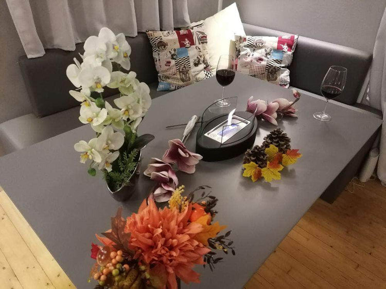 db-deals24 Ethanol Tisch Kamin Wave Black