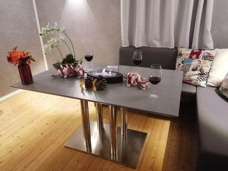 db-deals24 Ethanol Tisch Kamin Wave Black