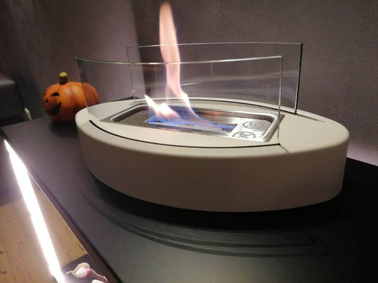 db-deals24 Ethanol Tisch Kamin Wave White