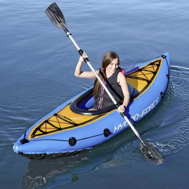 db-deals24 Kajak Cove Champion 275 x 81cm, aufblasbar für 1 Person bis 100 kg