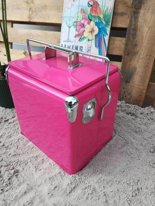 db-deals24 Kühlbox Retro Kühlbox 13 Liter, verschiedene Farben