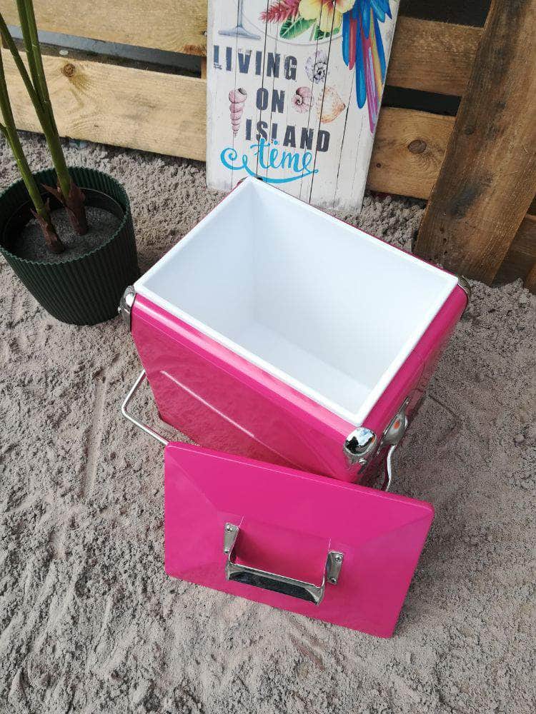 db-deals24 Kühlbox Retro Kühlbox 13 Liter, verschiedene Farben