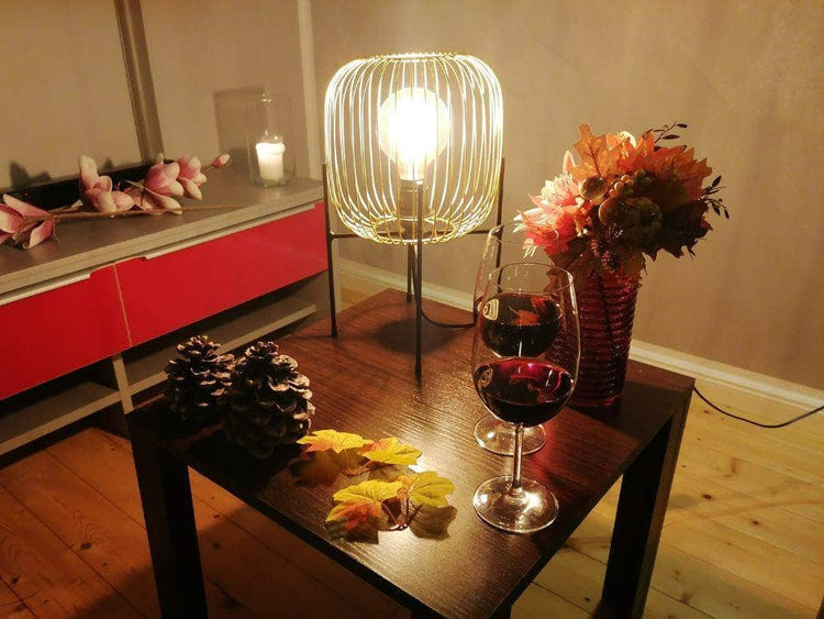 db-deals24 Lampe Tischleuchte Draht