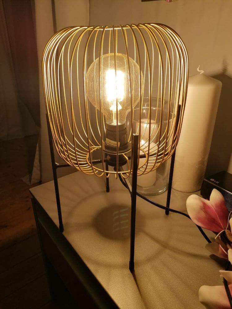 db-deals24 Lampe Tischleuchte Draht