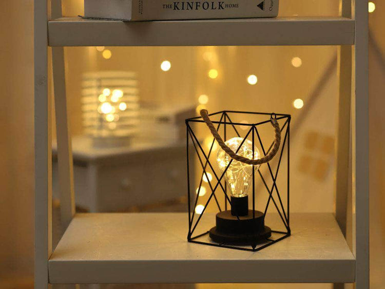 db-deals24 LED Käfig Laterne La Vida