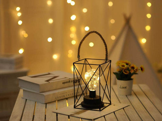 db-deals24 LED Käfig Laterne La Vida