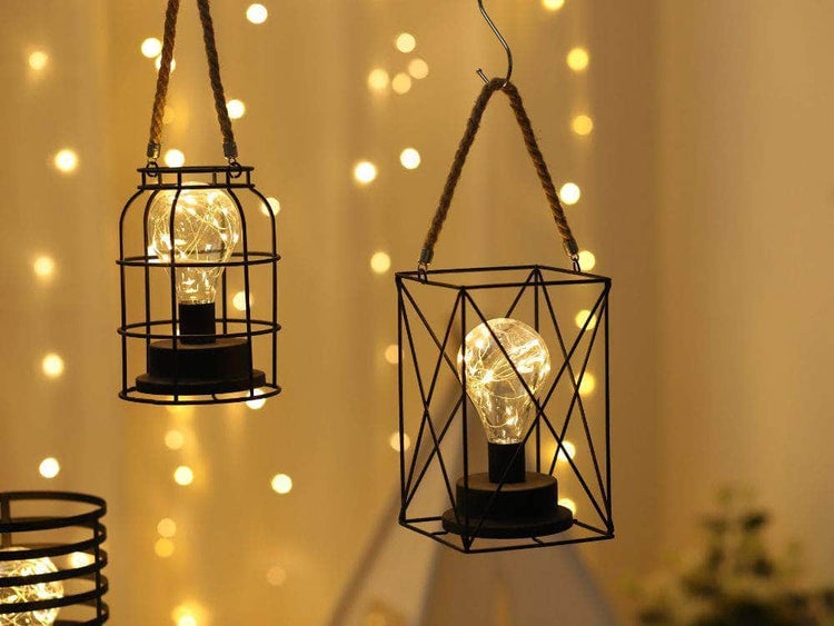 db-deals24 LED Käfig Laterne La Vida