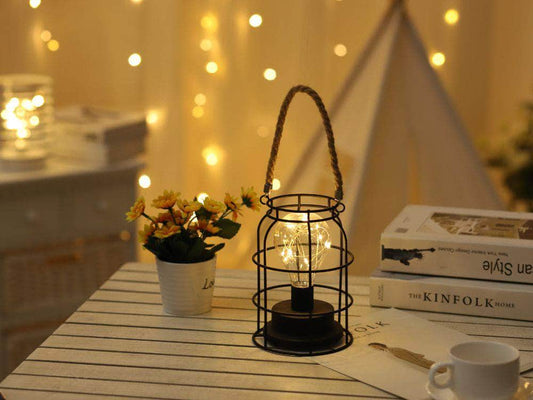 db-deals24 LED Käfig Laterne Viva