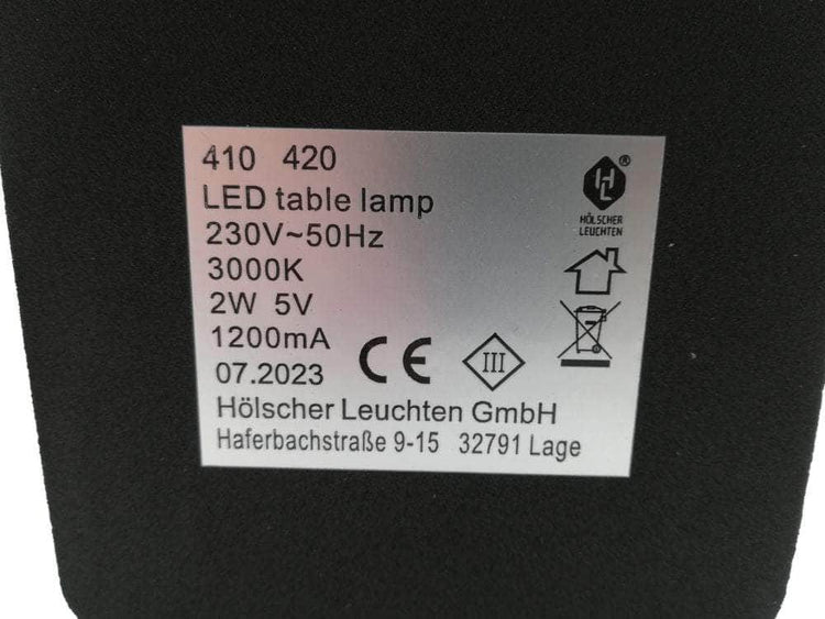 db-deals24 LED Tisch Lampe "Black"