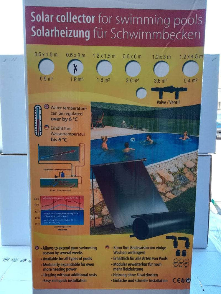 db-deals24 Mountfield Solarheizung 1,8 m² (0,6 x 3 m) für Pools bis 15m³, 15.000 Liter