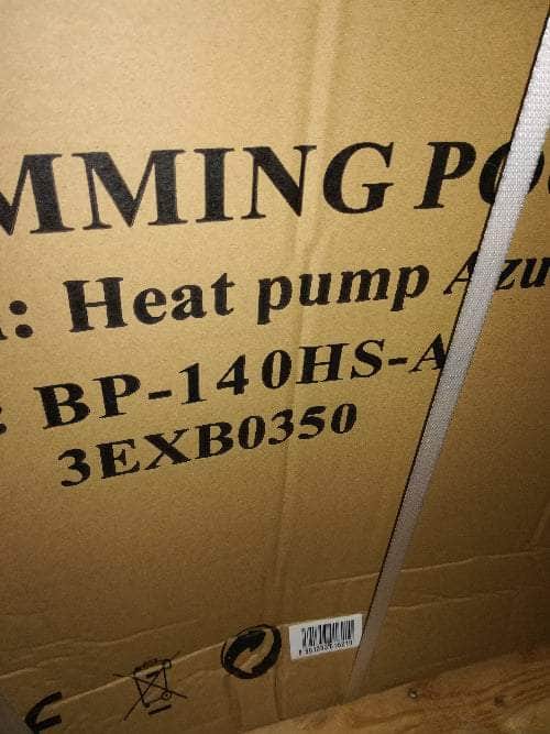 db-deals24 Mountfield Wärmepumpe BP-140HS-A, 14kW für 80 m³ Pool