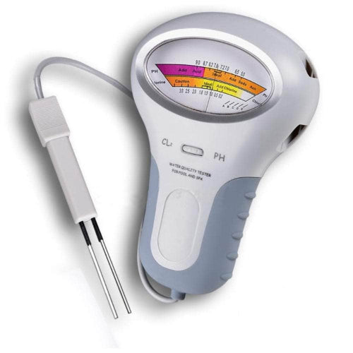 db-deals24 Poolzubehör Chemikalien INTERLINE Elektronischer Pooltester für Chlor und pH-Wert Messung 5316