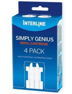 db-deals24 Poolzubehör Chemikalien Simply Genius Nachfüllpatronen 4 Stück