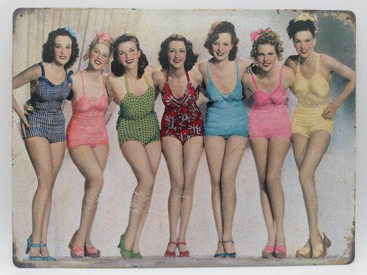 db-deals24 Retro Schild Bikini Girls