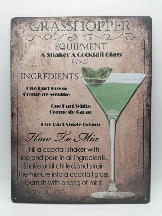 db-deals24 Retro Schild "Classic" Grasshopper