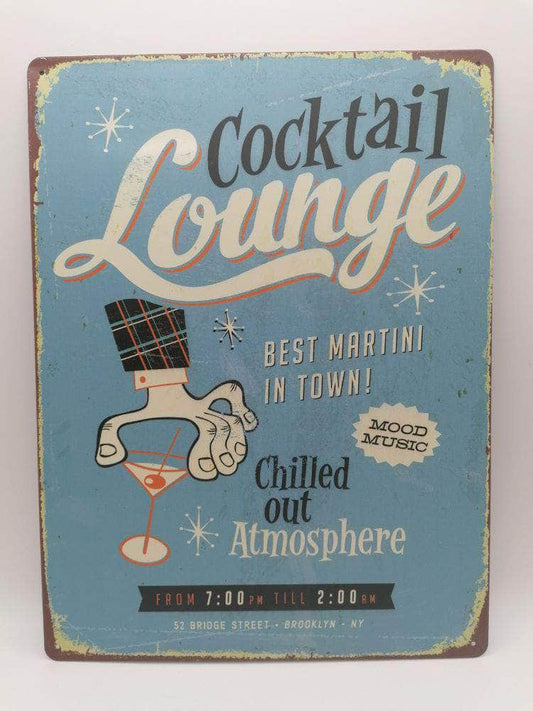 db-deals24 Retro Schild Coctail Lounge