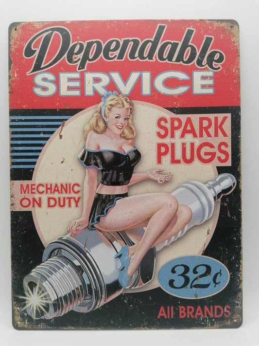 db-deals24 Retro Schild Dependable Service