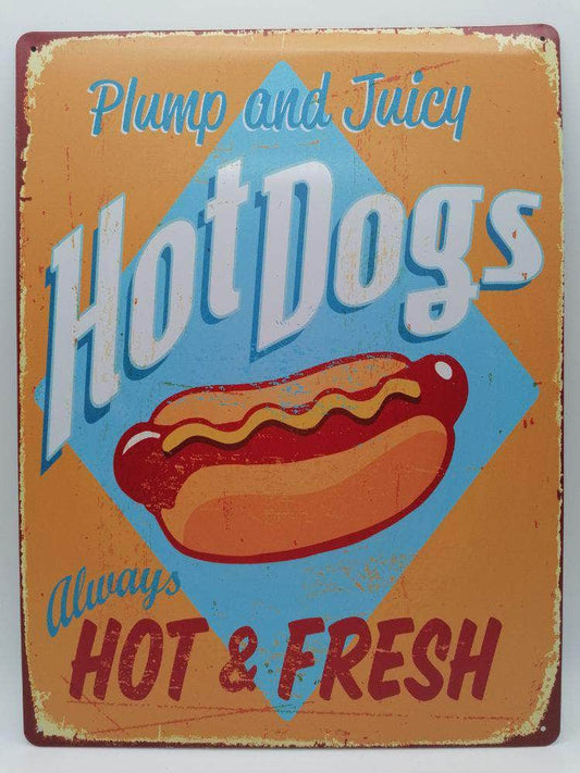 db-deals24 Retro Schild Hot Dog I