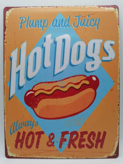 db-deals24 Retro Schild Hot Dog I