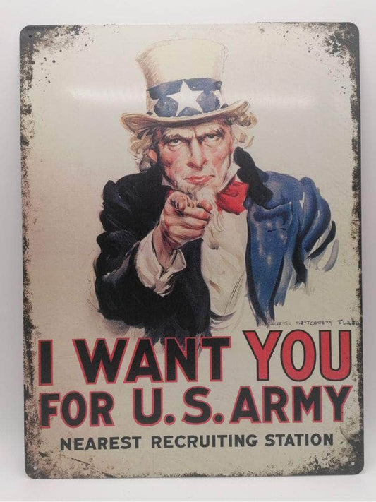 db-deals24 Retro Schild I Want You