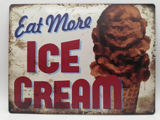 db-deals24 Retro Schild Ice Cream