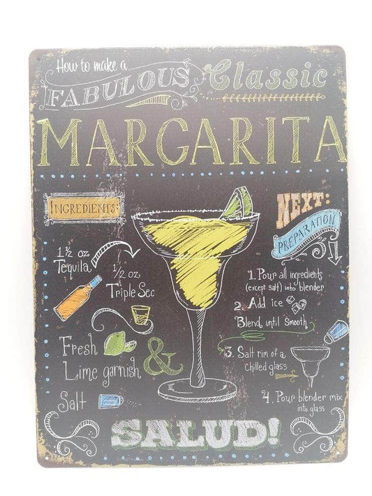 db-deals24 Retro Schild Kreide Margarita