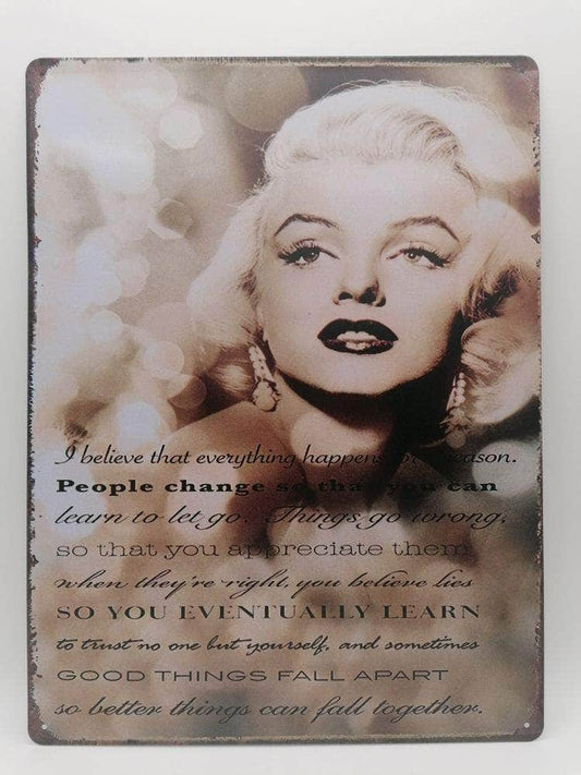 db-deals24 Retro Schild Marilyn Monroe II