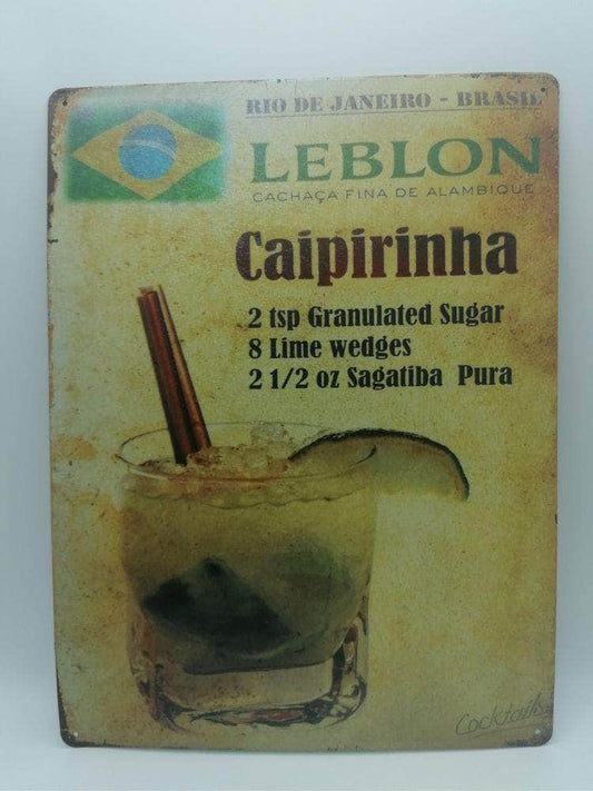 db-deals24 Retro Schild "Old" Caipirinha