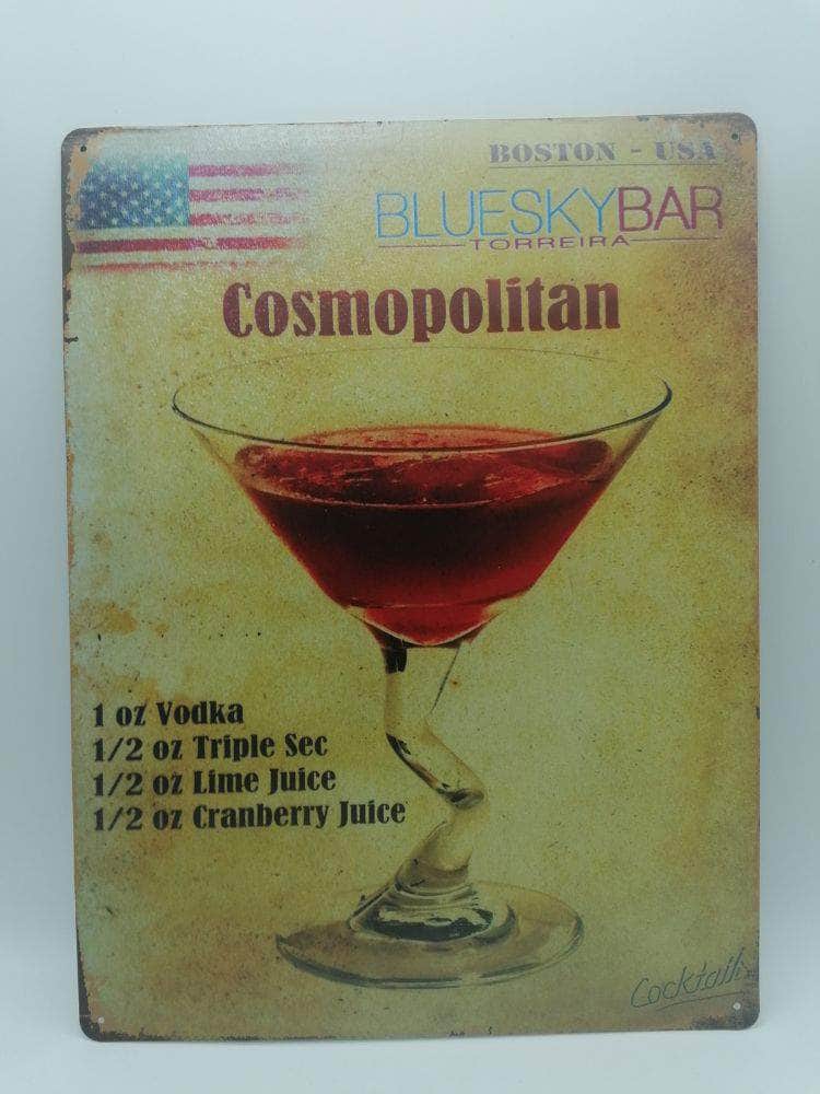 db-deals24 Retro Schild "Old" Cosmopolitan