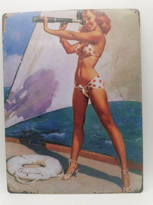 db-deals24 Retro Schild Pin Up I