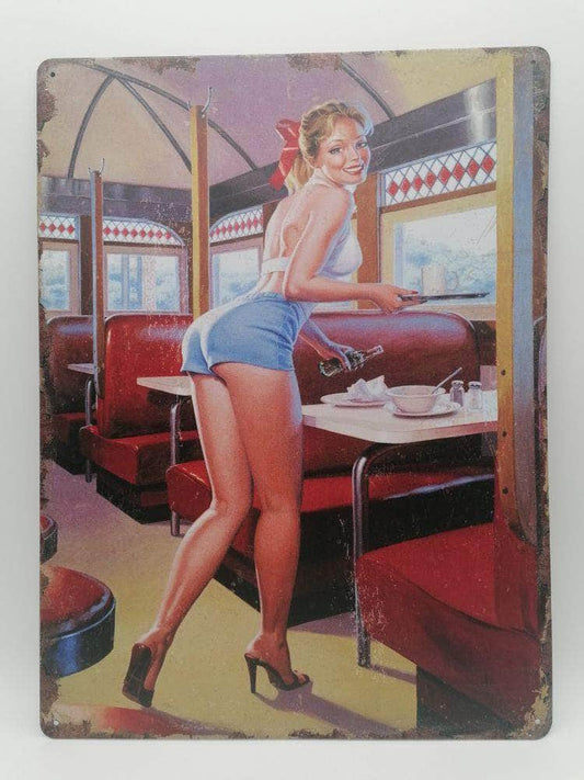 db-deals24 Retro Schild Pin Up II