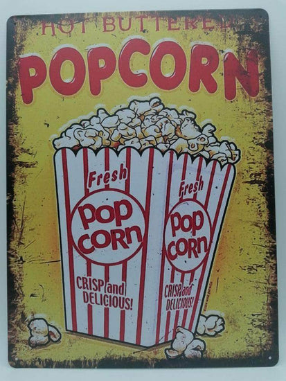 db-deals24 Retro Schild Popcorn