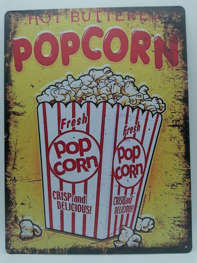 db-deals24 Retro Schild Popcorn