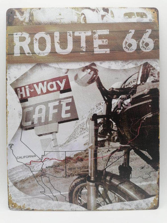 db-deals24 Retro Schild Route 66 II