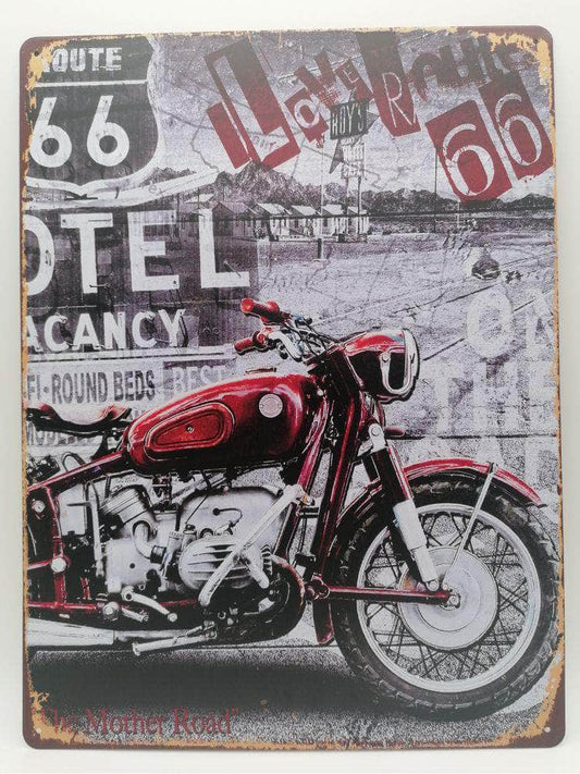 db-deals24 Retro Schild Route 66 III