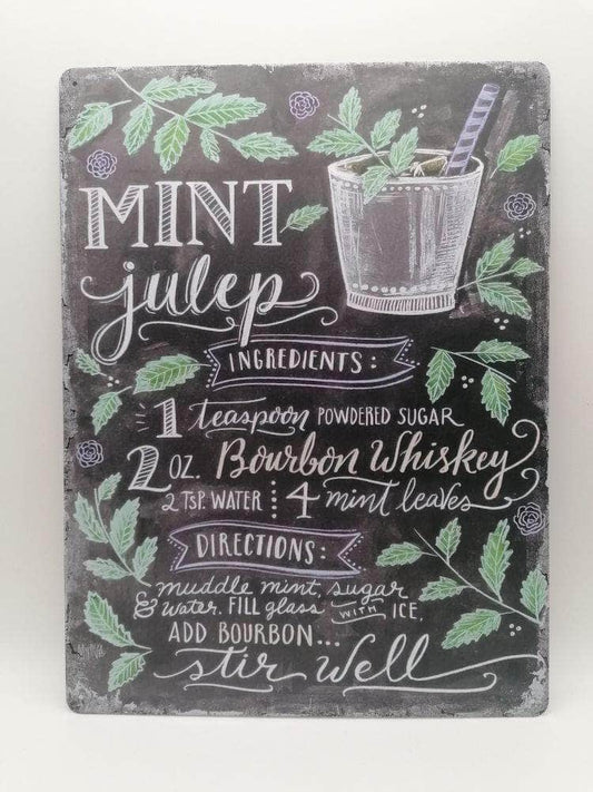 db-deals24 Retro Schild schwarz Mint Julep