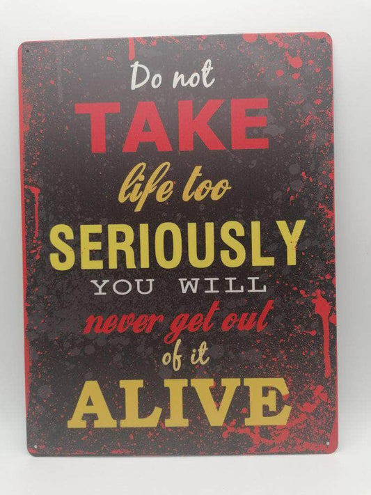 db-deals24 Retro Schild Seriously