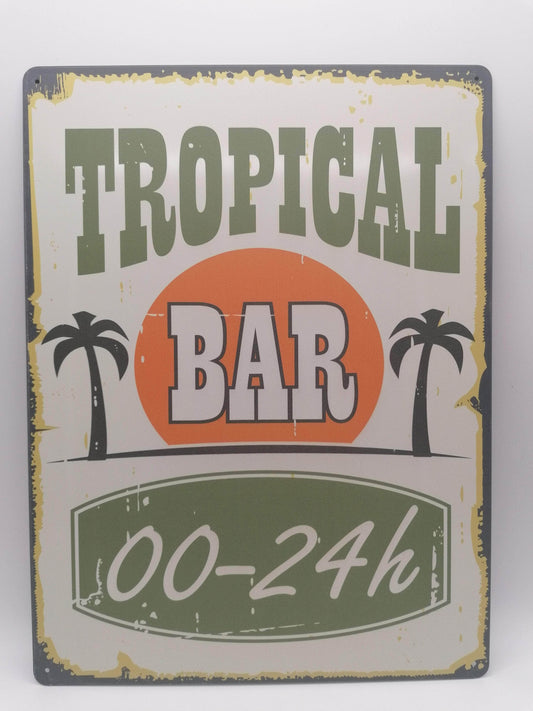 db-deals24 Retro Schild Tropical Bar
