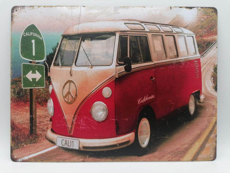 db-deals24 Retro Schild VW T1 Street