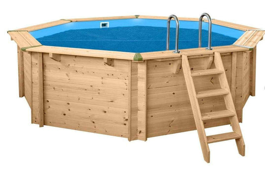 db-deals24 Sommer Abdeckplane 400 g/m² für Holzpool Ø 444 cm