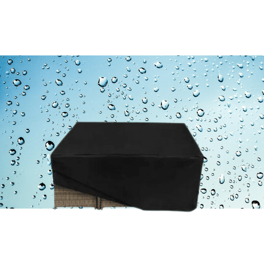 db-deals24 Wetterschutzhaube für Rattan Sitzgarnitur Cube, 6 Personen