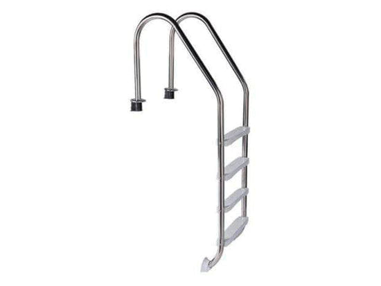 db-deals24 Azuro Edelstahl Poolleiter 4-Stufen, Einbauleiter