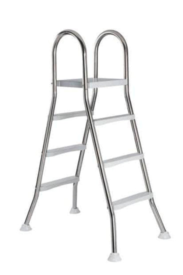 db-deals24 Edelstahl Poolleiter bis 1,20m, AZURO De Luxe