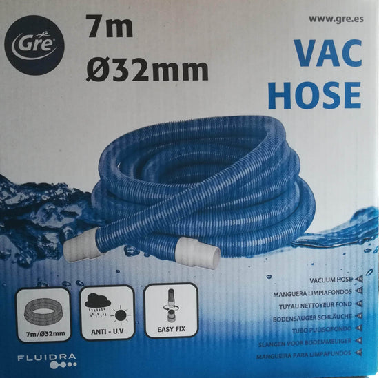 db-deals24 Gre 770322 - Poolreiniger-Schlauch, 32 mm Durchmesser, 7 m Länge