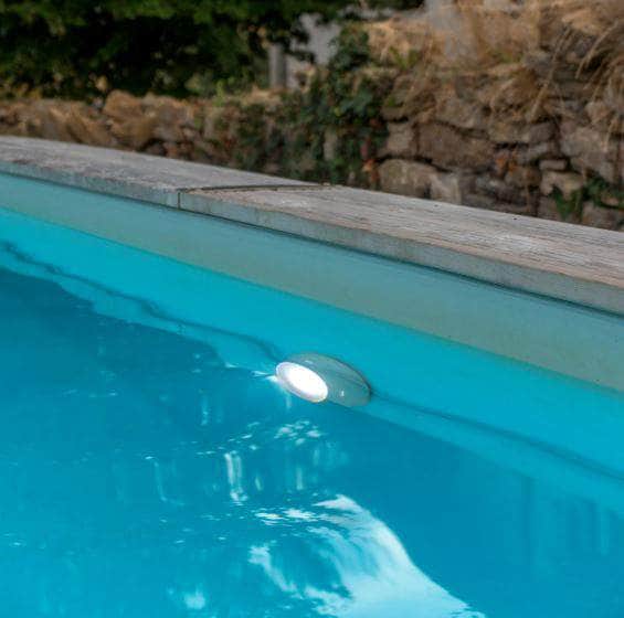 db-deals24 GRE Weißer LED-Projektor für Einbaubecken / Holzpools Poolbeleuchtung