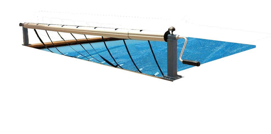 db-deals24 Interline manueller Planenaufroller für Bali Holzpools Sommerplanen